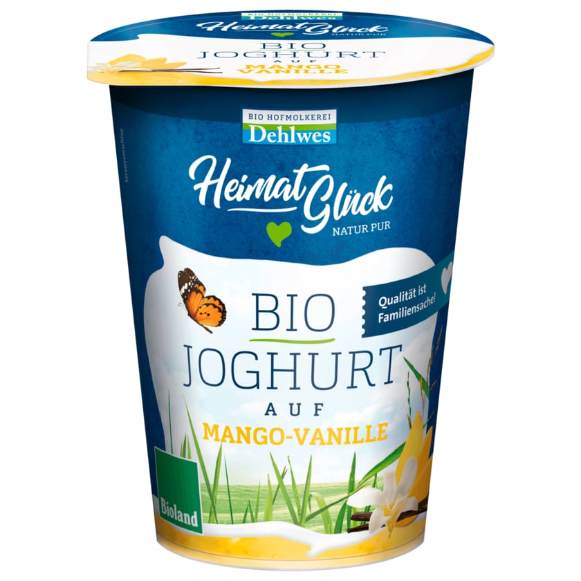 HeimatGlück Joghurt Bio Mango-Vanille 400g